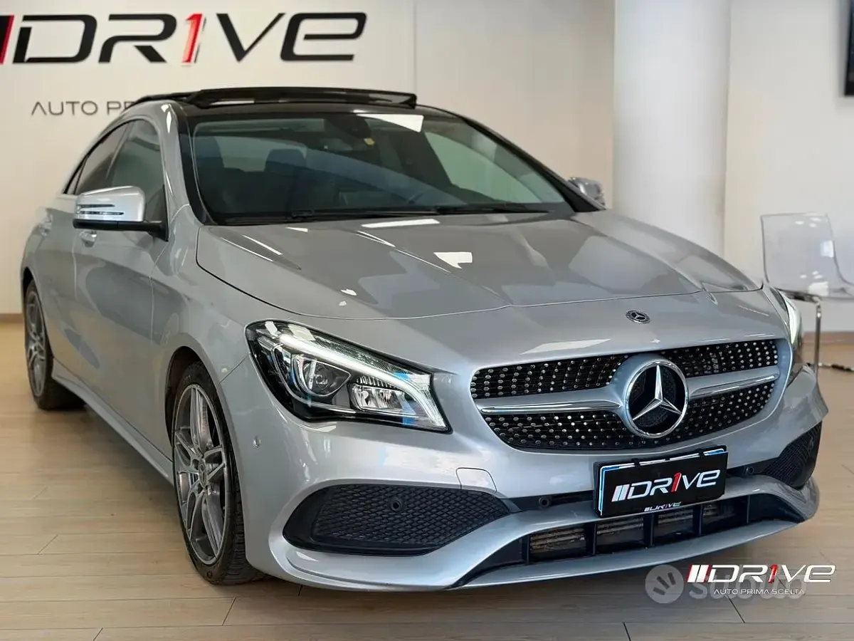 Usata Mercedes CLA200 Premium 136 CV (100 kW) 2018 Grigio Berlina