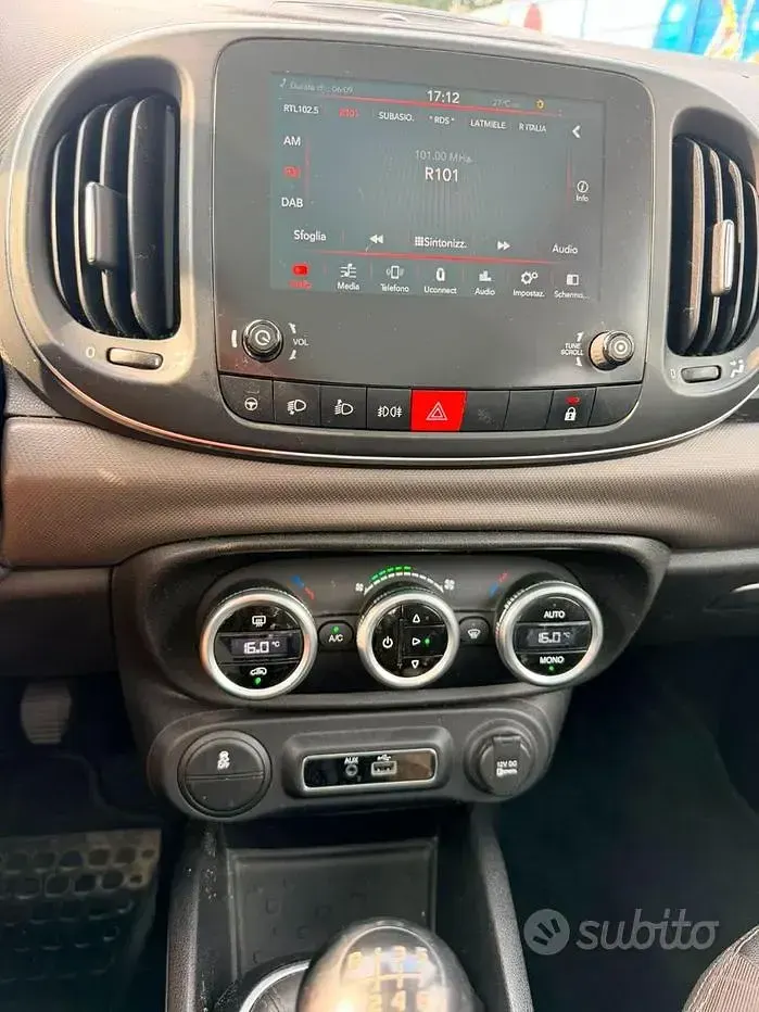 Usata Fiat 500L Lounge 120 CV (88 kW) 2018 Nero Monovolume