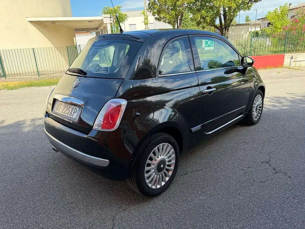 Usata Fiat 500 Lounge 69 CV (50 kW) 2009 Nero Cabrio