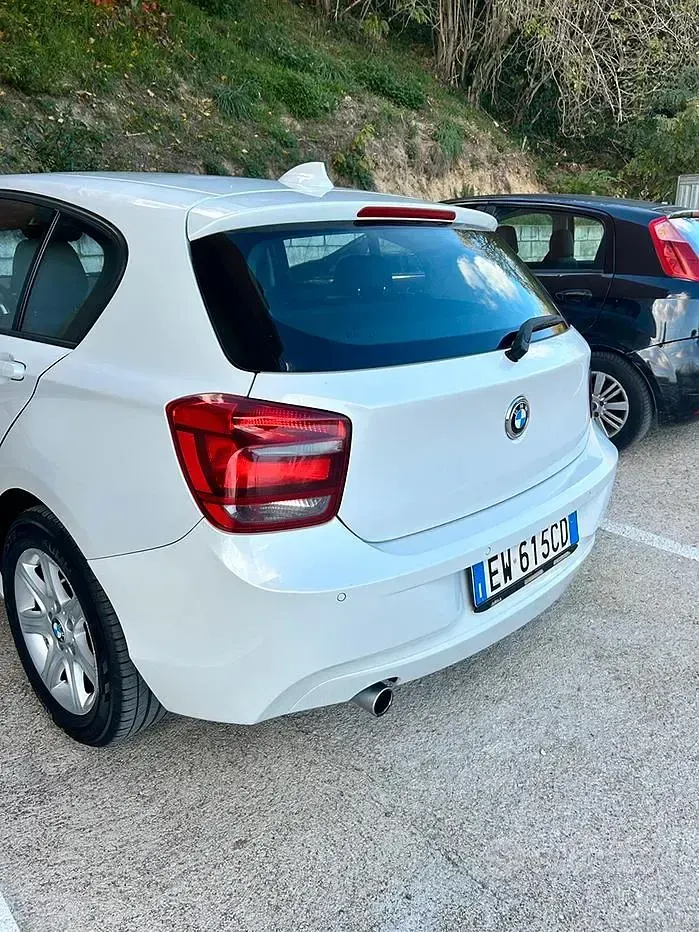 Usata BMW 116 Efficient Dynamics 116 CV (85 kW) 2014 Bianco Utilitaria