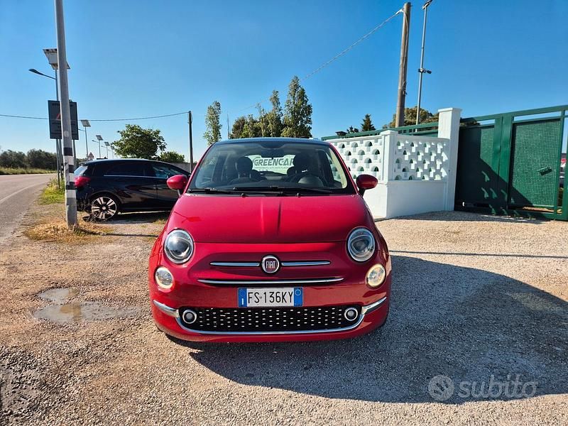 Usata Fiat 500 Lounge 85 CV (62 kW) 2018 Rosso Berlina