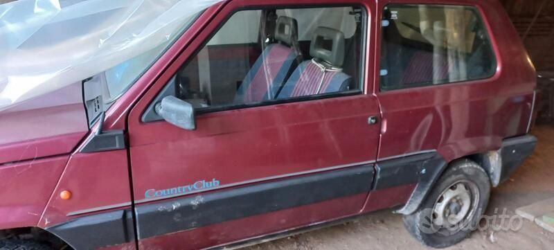 Usata Fiat Panda 1990 Rosso Utilitaria