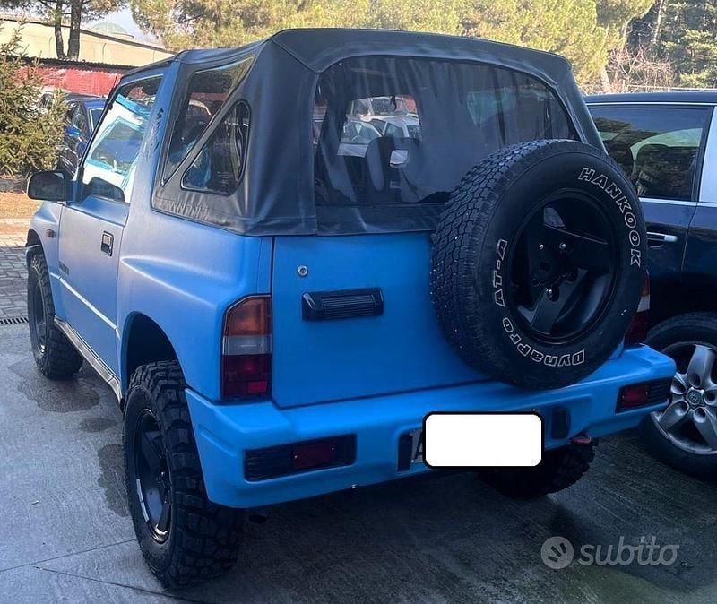 Usata Suzuki Vitara 75 CV (55 kW) 1996 Blu Cabrio