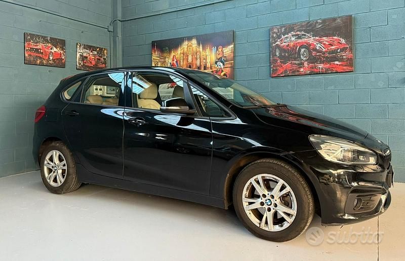 Usata BMW 218 Active Tourer 150 CV (110 kW) 2016 Nero Monovolume