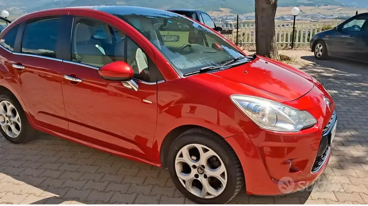 Usata Citroën C3 Exclusive 68 CV (50 kW) 2010 Rosso Berlina