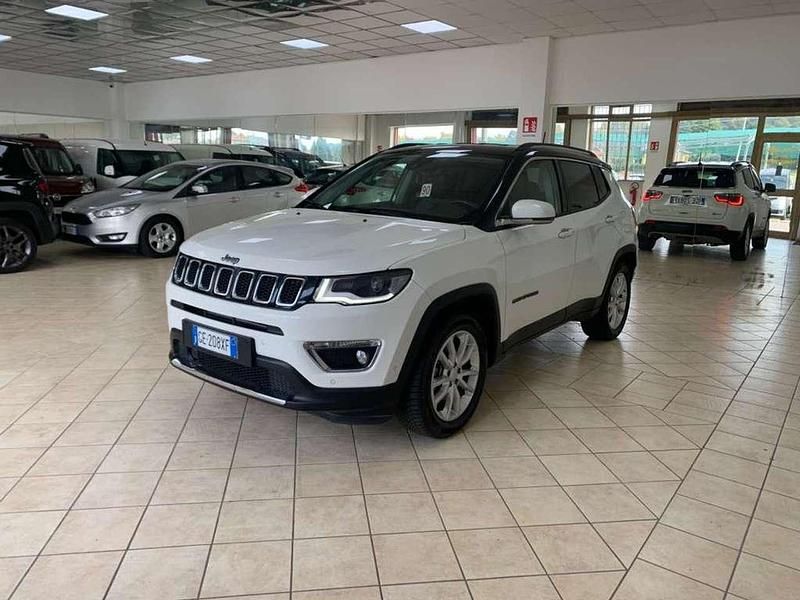 Bianco Usata 2021 Jeep Compass Limited SUV | 17.400 € (Super prezzo) - Immagine 1/4