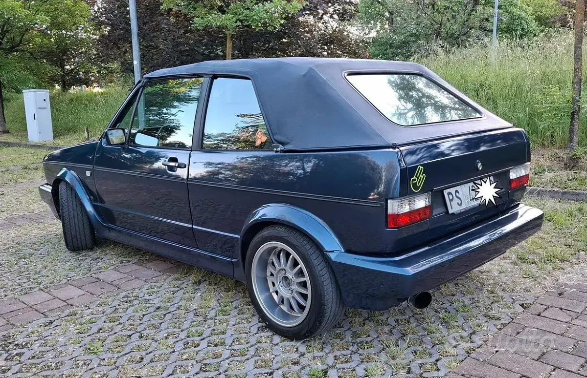 Usata VW Golf Cabriolet 73 CV (53 kW) 1992 Blu Cabrio