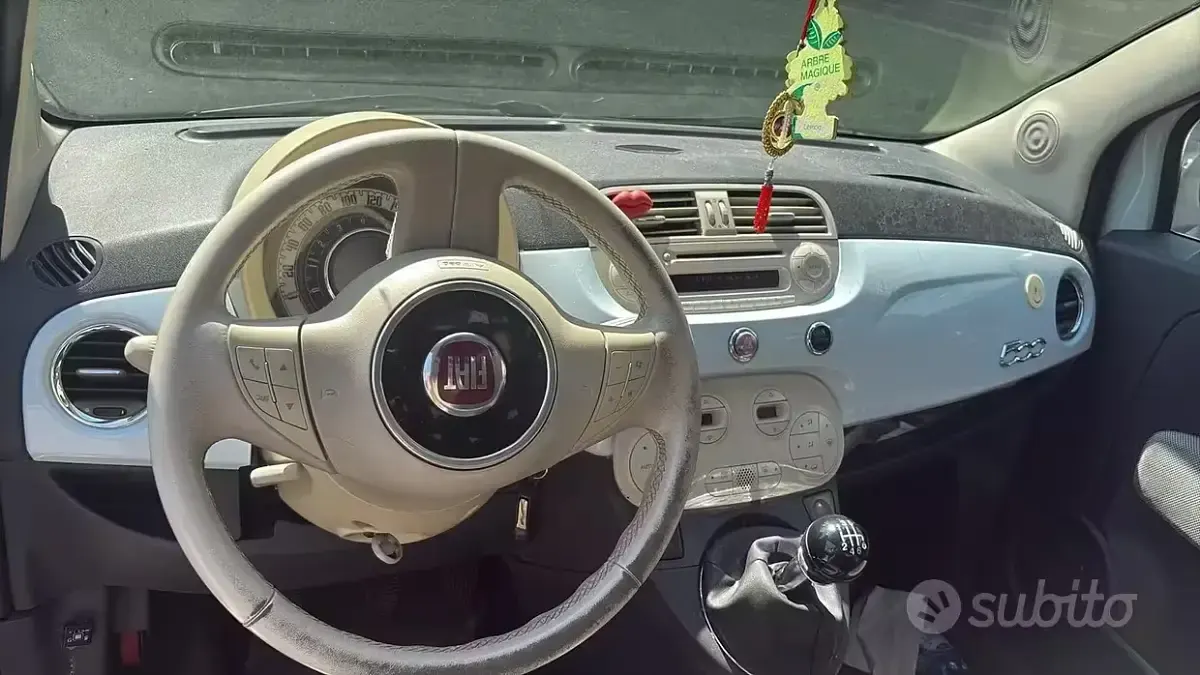 Usata Fiat 500 100 CV (73 kW) 2008 Bianco Berlina