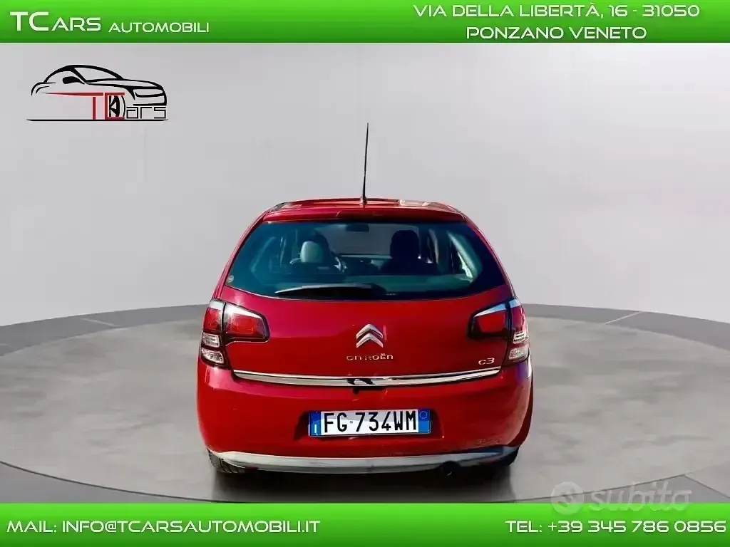 Usata Citroën C3 82 CV (60 kW) 2016 Rosso Berlina