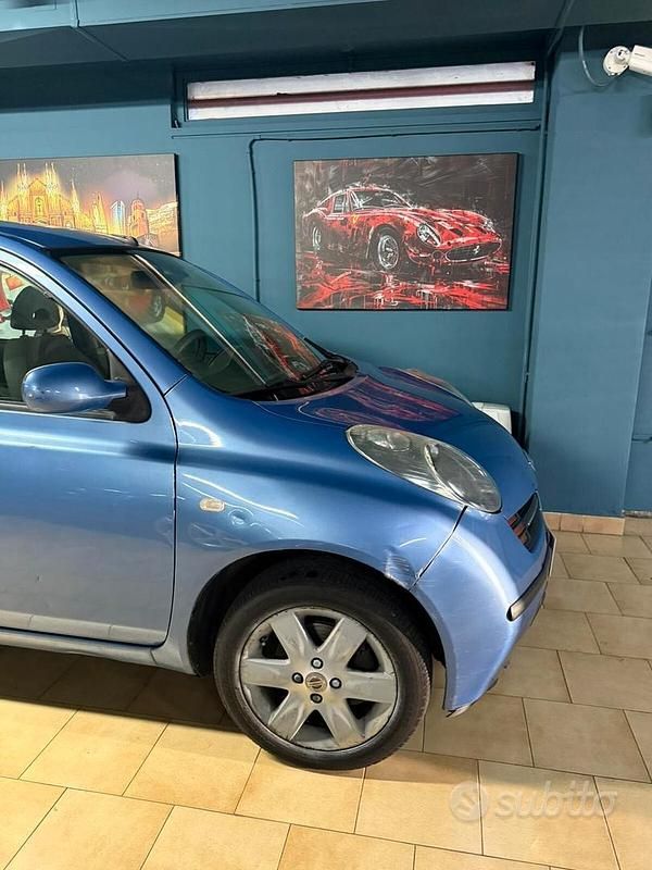 Usata Nissan Micra 88 CV (64 kW) 2003 Blu Berlina