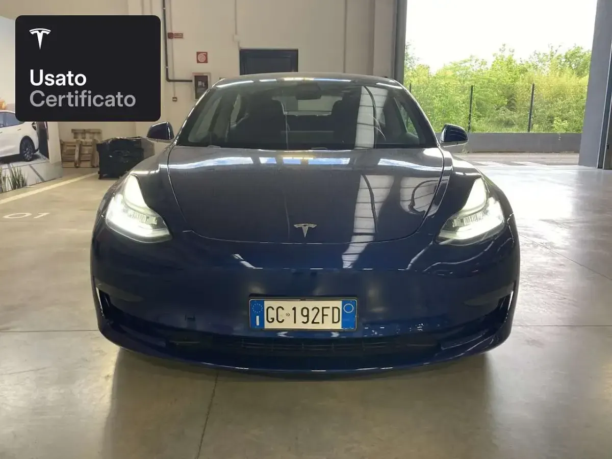 Usata Tesla Model 3 Long Range AWD 324 kW (441 CV) 2020 Deep blue metallic Berlina