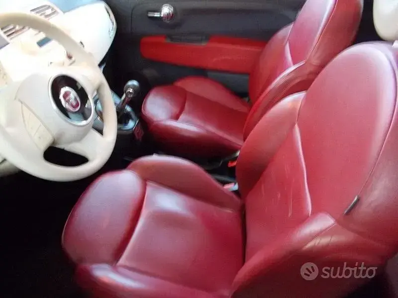 Usata Fiat 500 95 CV (69 kW) 2011 Bianco Cabrio