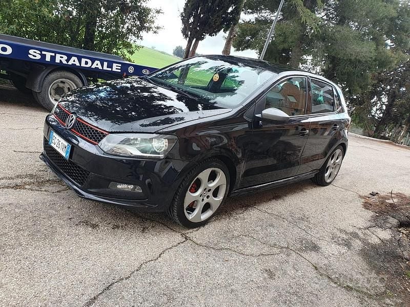 Usata VW Polo GTI 180 CV (132 kW) 2013 Nero Utilitaria