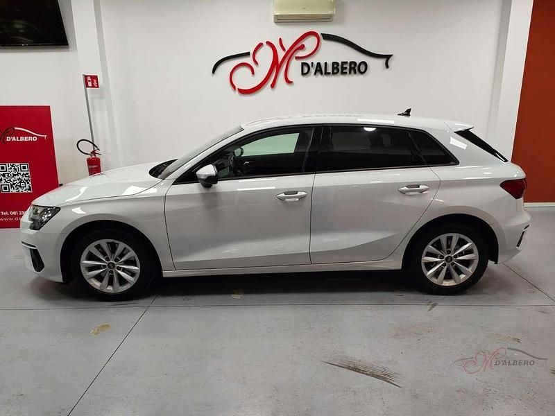 Usata Audi A3 S-Line 150 CV (110 kW) 2020 Bianco Berlina