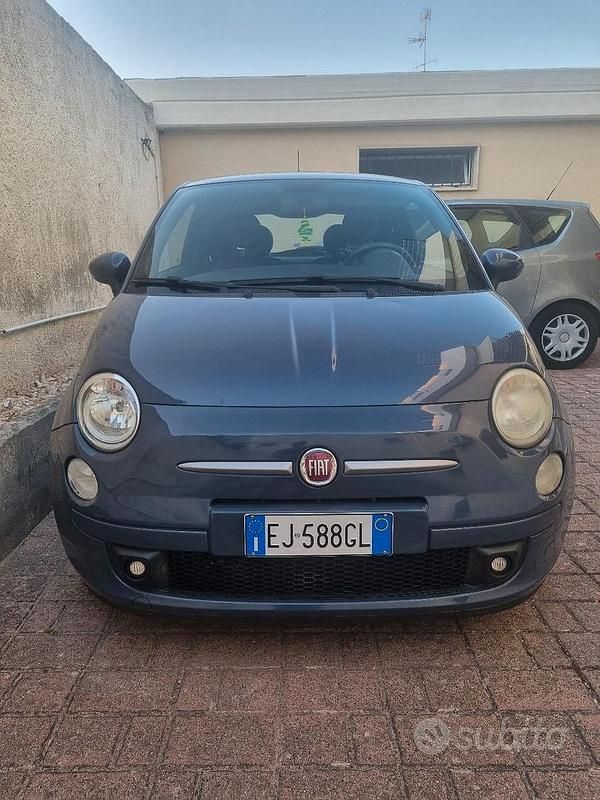 Usata Fiat 500 85 CV (62 kW) 2011 Blu Utilitaria