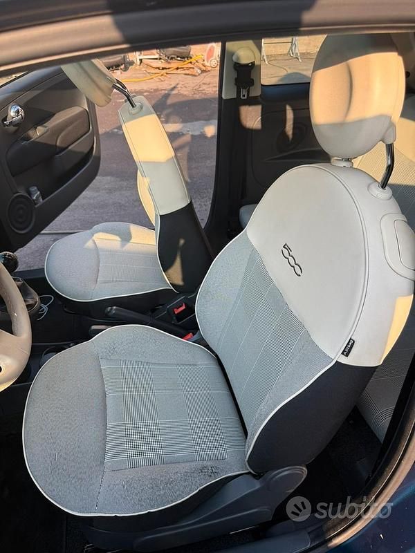 Usata Fiat 500 95 CV (69 kW) 2016 Blu Utilitaria