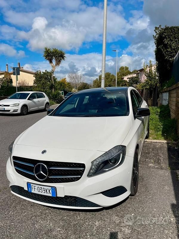 Usata Mercedes A200 136 CV (100 kW) 2015 Bianco Berlina