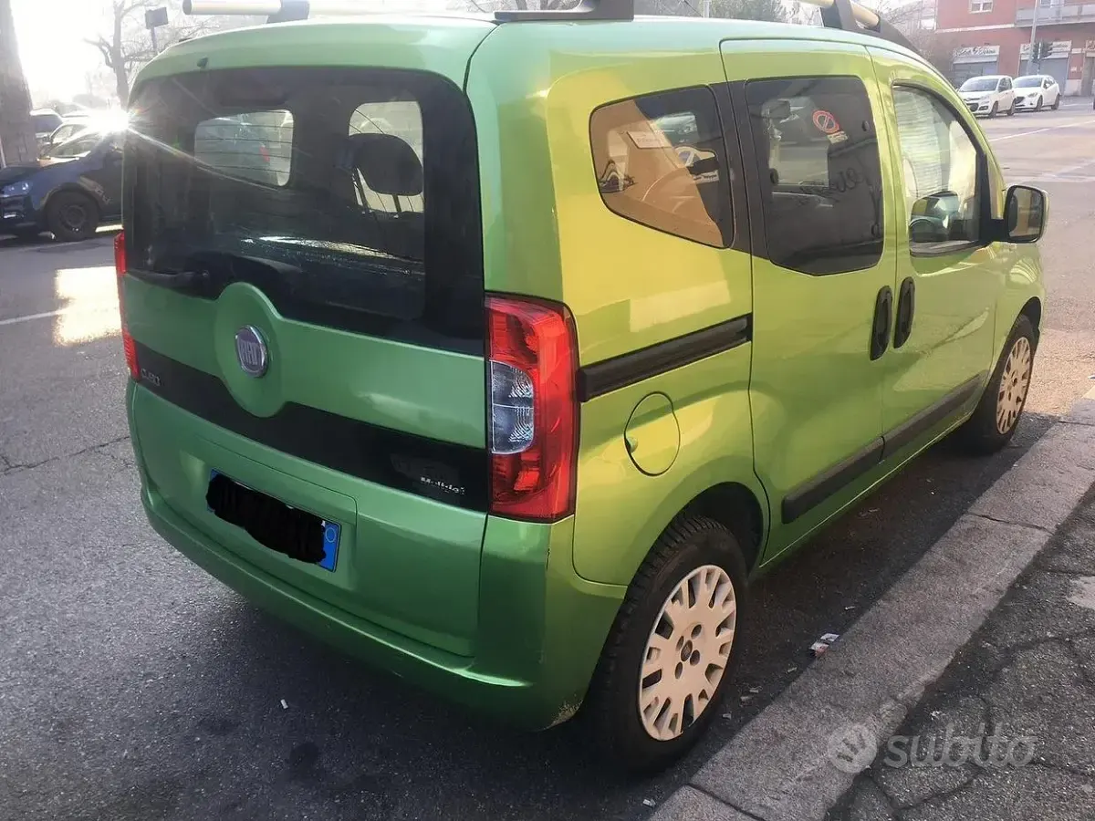Usata Fiat Qubo Trekking 75 CV (55 kW) 2009 Verde Monovolume