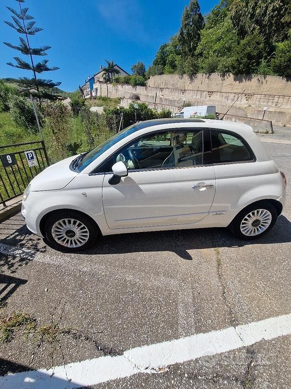 Usata Fiat 500 69 CV (50 kW) 2009 Bianco Cabrio