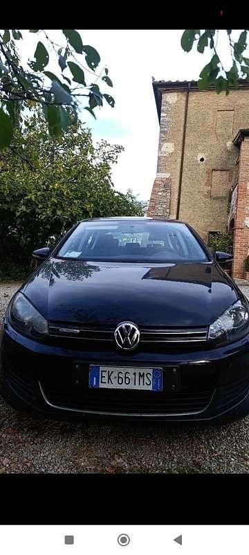 Usata VW Golf VI 105 CV (77 kW) 2011 Nero Utilitaria