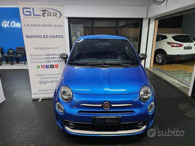 Usata Fiat 500 Sport 69 CV (50 kW) 2019 Blu Berlina
