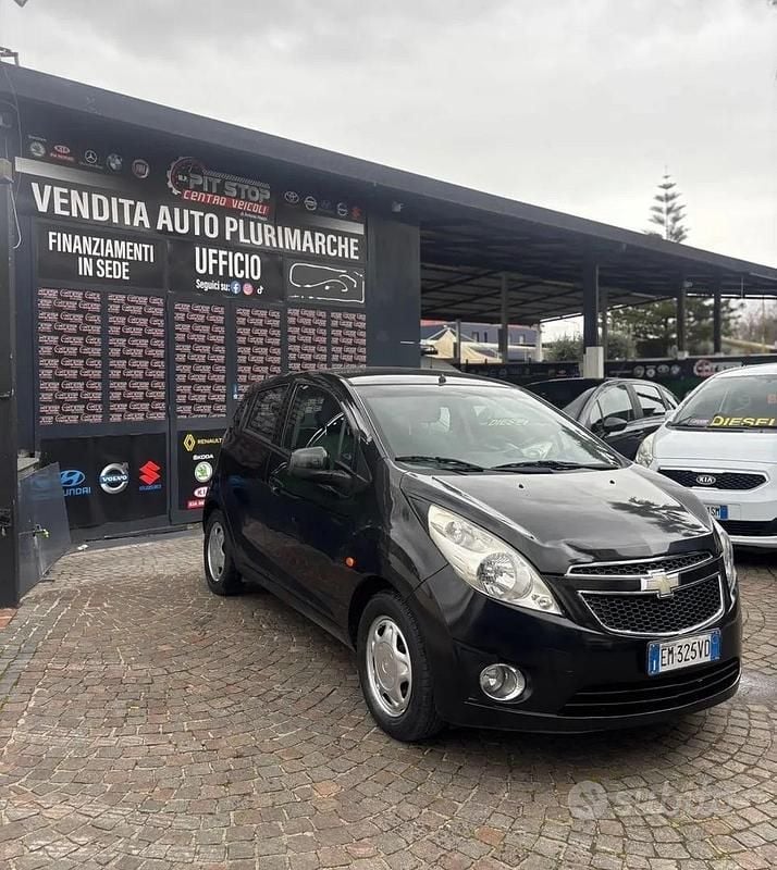 Usata Chevrolet Spark LS 68 CV (50 kW) 2012 Nero Utilitaria