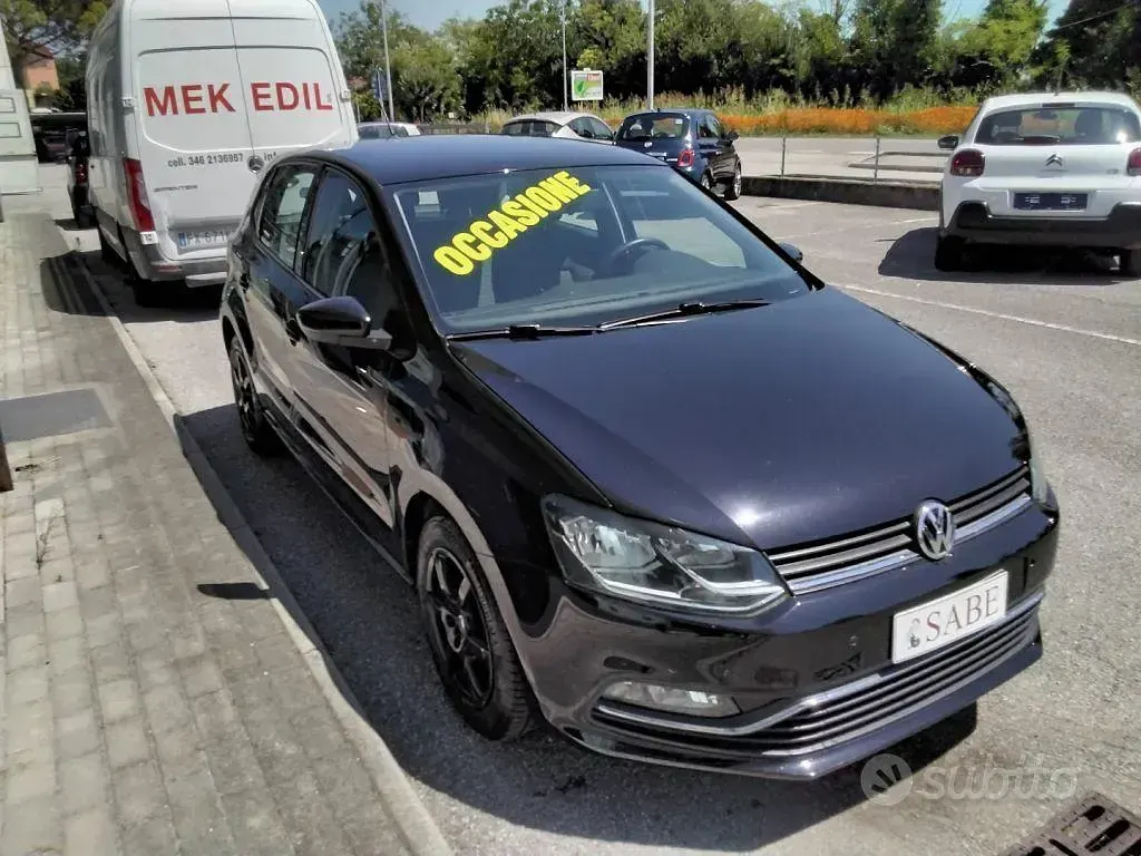 Usata VW Polo Comfortline 75 CV (55 kW) 2017 Nero Berlina