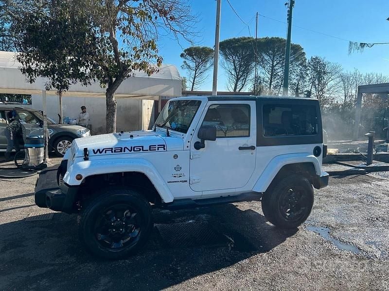 Usata Jeep Wrangler Sahara 199 CV (146 kW) 2018 Bianco SUV