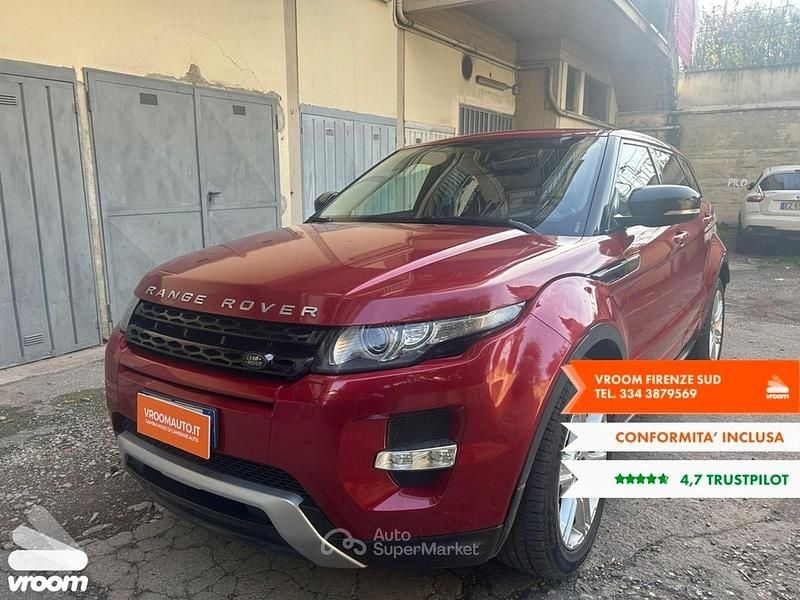 Usata Land Rover Range Rover evoque Dynamic 150 CV (110 kW) 2012 Rosso SUV