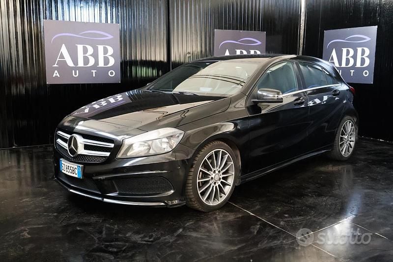 Usata Mercedes A200 AMG 135 CV (99 kW) 2015 Nero Berlina