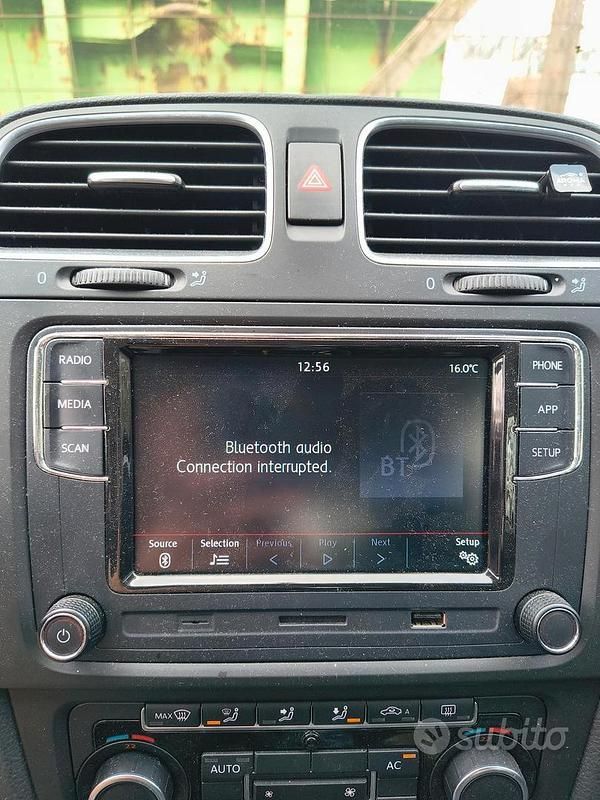 Usata VW Golf VI 122 CV (89 kW) 2010 Nero Utilitaria