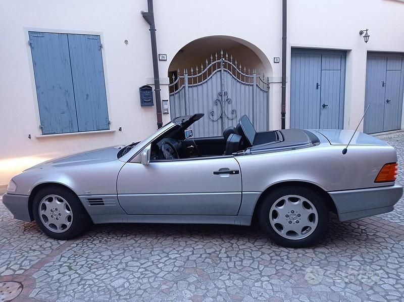 Usata Mercedes SL320 231 CV (169 kW) 1993 Grigio Cabrio