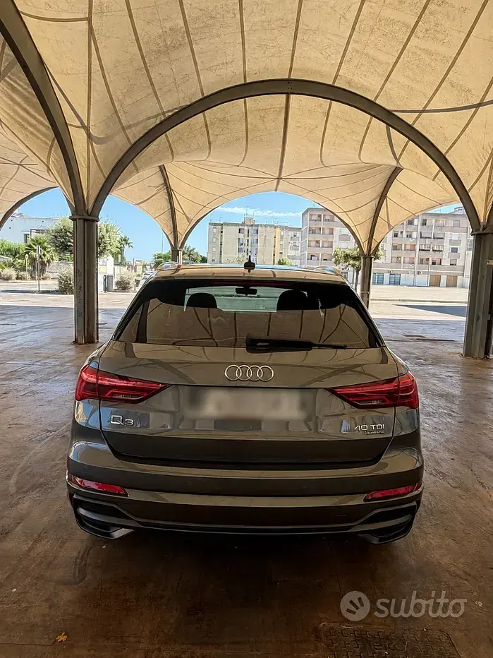 Usata Audi Q3 S-Line 190 CV (139 kW) 2019 Grigio SUV