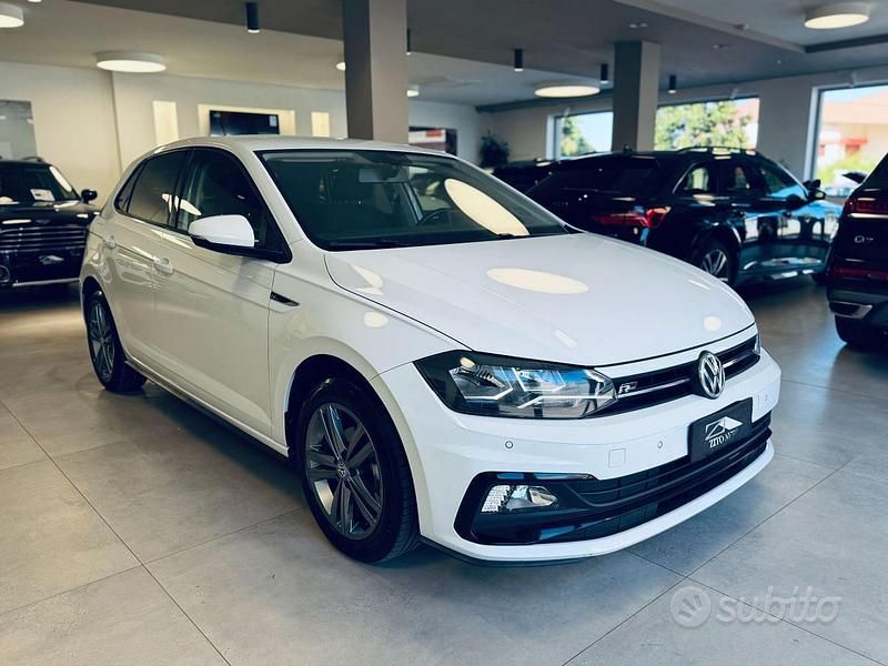 Usata VW Polo R-line 80 CV (58 kW) 2020 Bianco Utilitaria