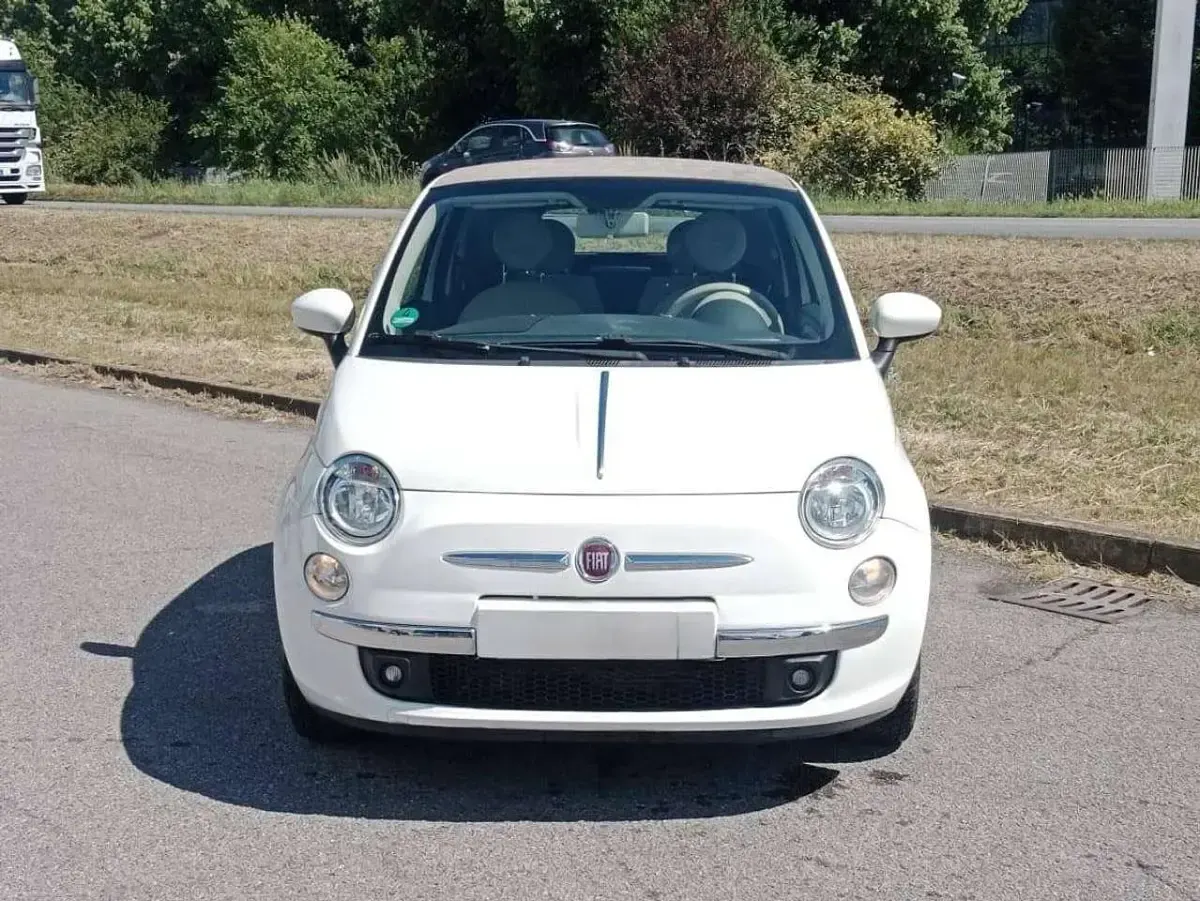 Usata Fiat 500C Lounge 86 CV (63 kW) 2013 Bianco Cabrio