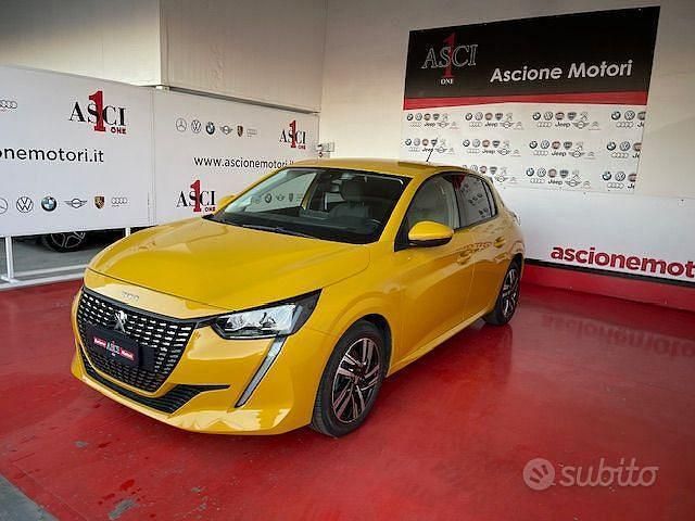 Usata Peugeot 208 Allure 101 CV (74 kW) 2020 Giallo Utilitaria