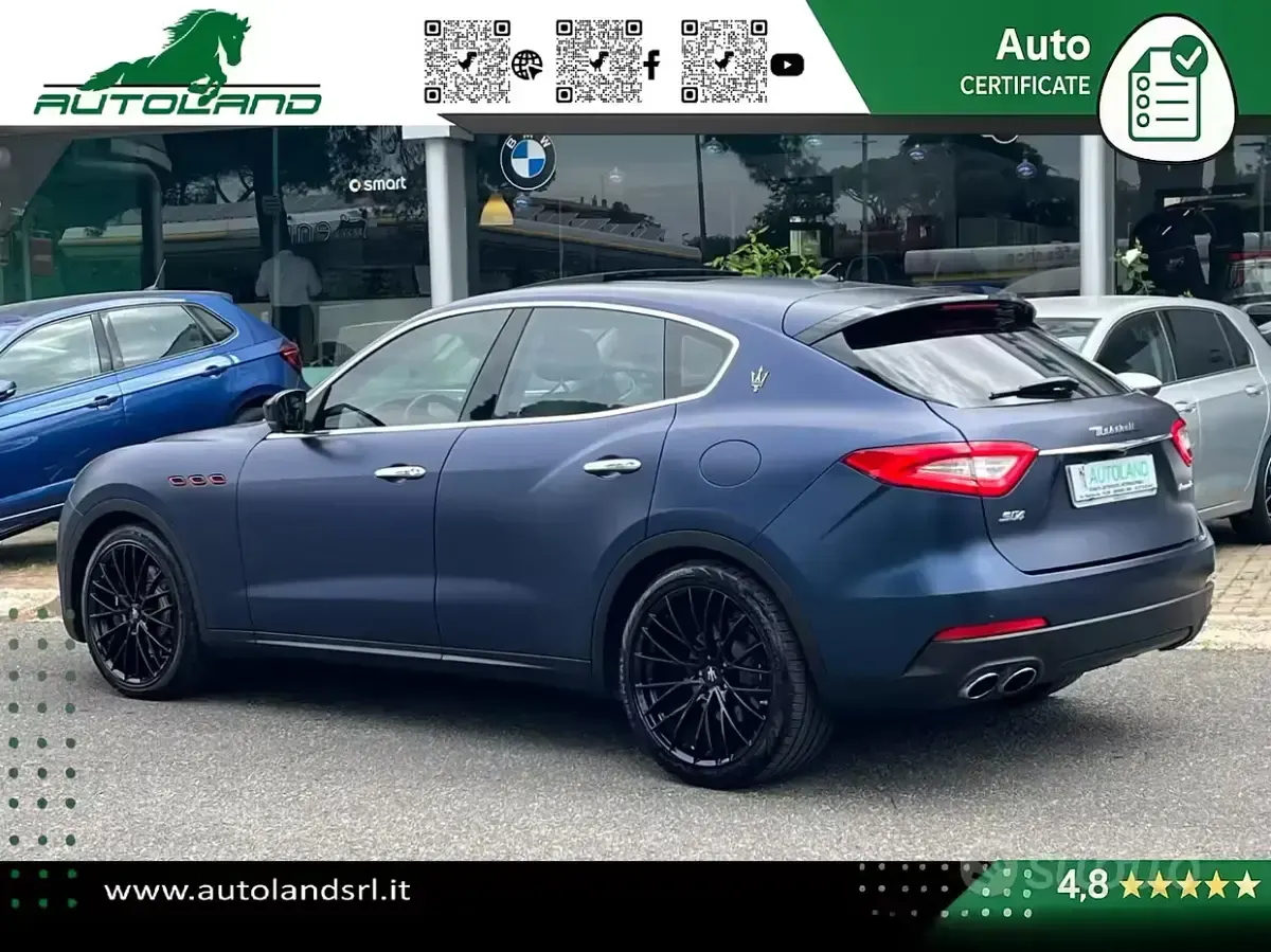 Usata Maserati Levante 430 CV (316 kW) 2018 Blu/azzurro SUV