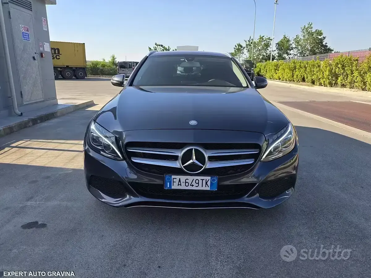 Usata Mercedes C200 Premium 136 CV (100 kW) 2015 Grigio Station wagon