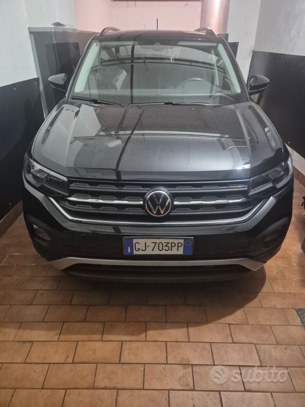 Usata VW T-Cross 110 CV (80 kW) 2022 Nero SUV