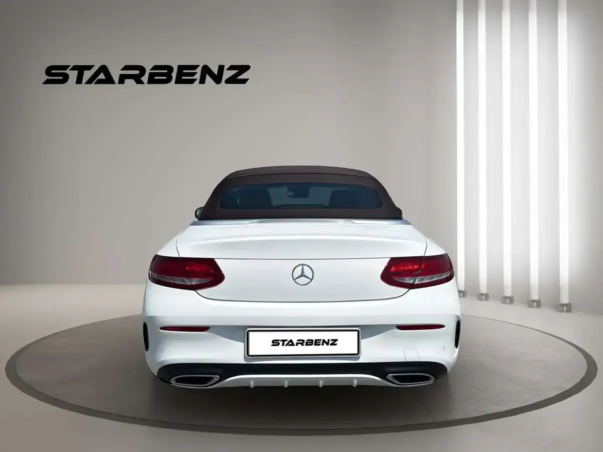 Usata Mercedes C220 Premium Plus 170 CV (125 kW) 2017 Bianco Cabrio