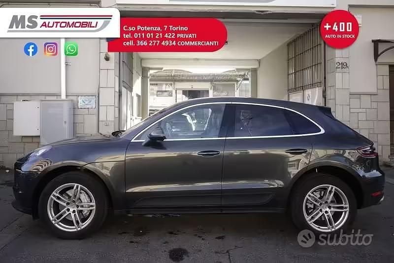 Usata Porsche Macan 250 CV (183 kW) 2016 Grigio scuro SUV