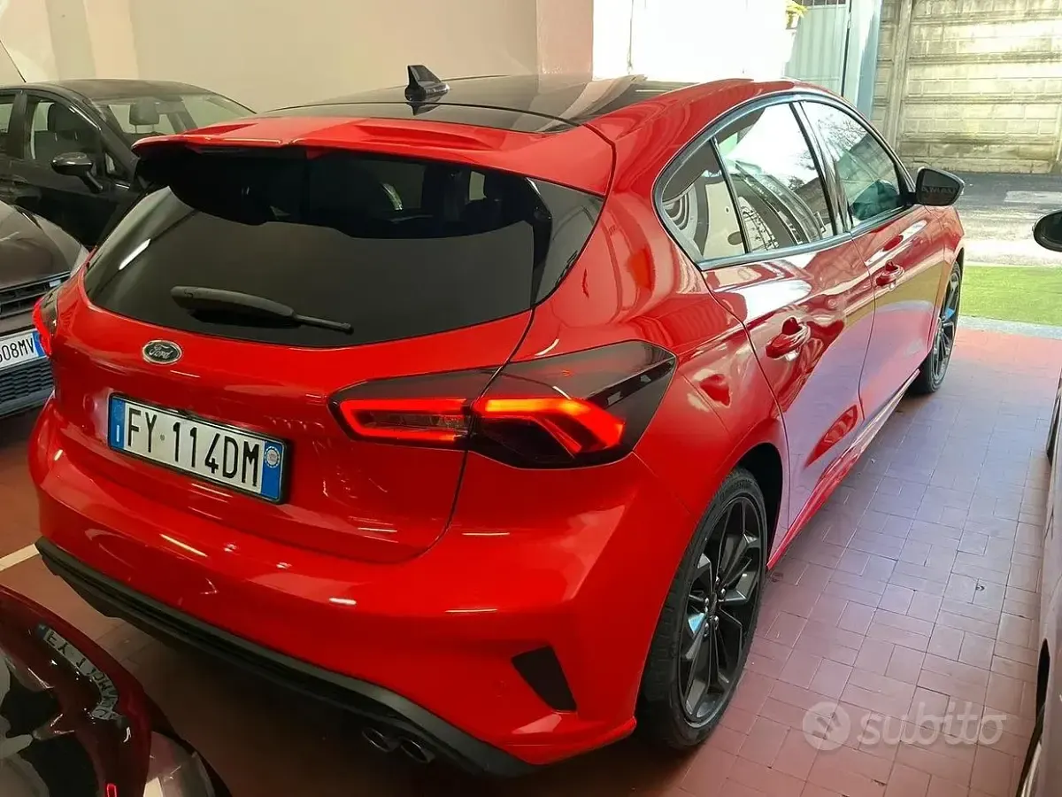 Usata Ford Focus ST-Line 125 CV (91 kW) 2019 Rosso Berlina