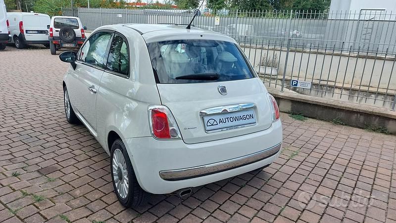 Usata Fiat 500 Lounge 75 CV (55 kW) 2009 Bianco Berlina