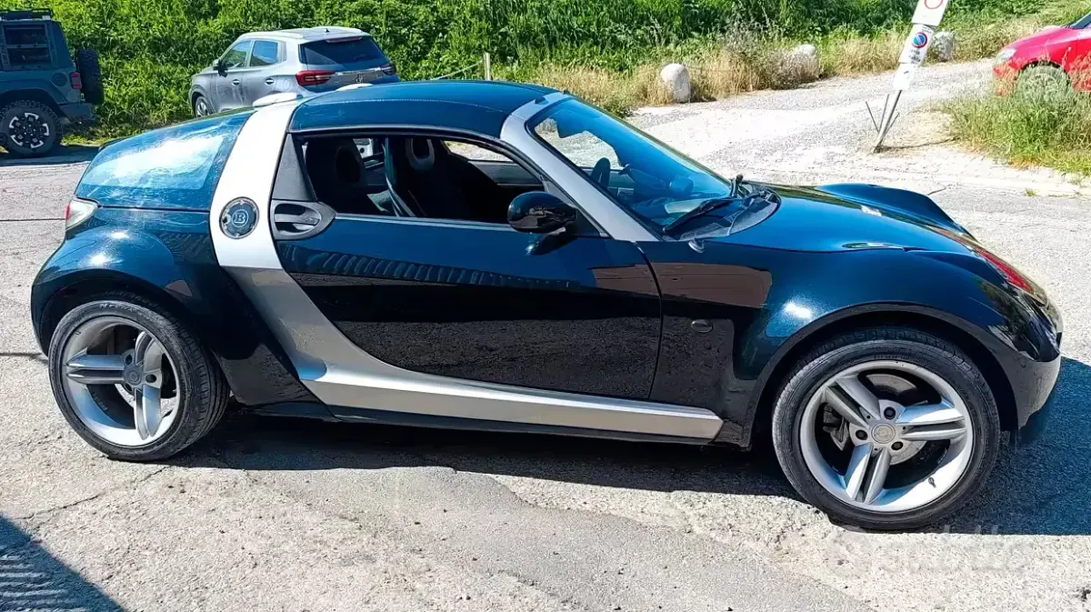 Usata Smart Roadster 82 CV (60 kW) 2004 Nero Cabrio
