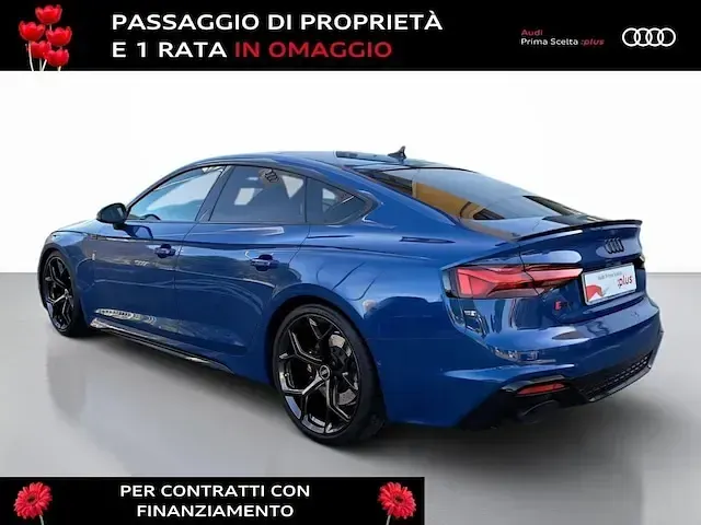Usata Audi RS5 Sportback Ambiente 450 CV (330 kW) 2024 Blu ascari metallizzato Coupé
