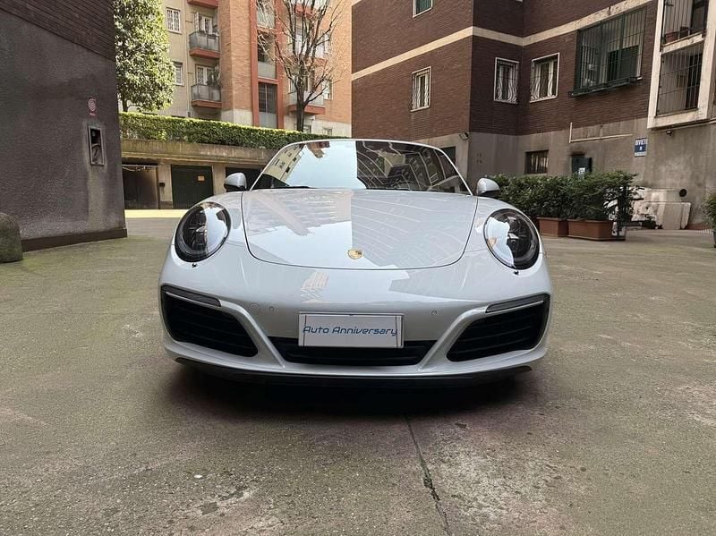 Usata Porsche 991 420 CV (308 kW) 2017 Bianco carrara Cabrio