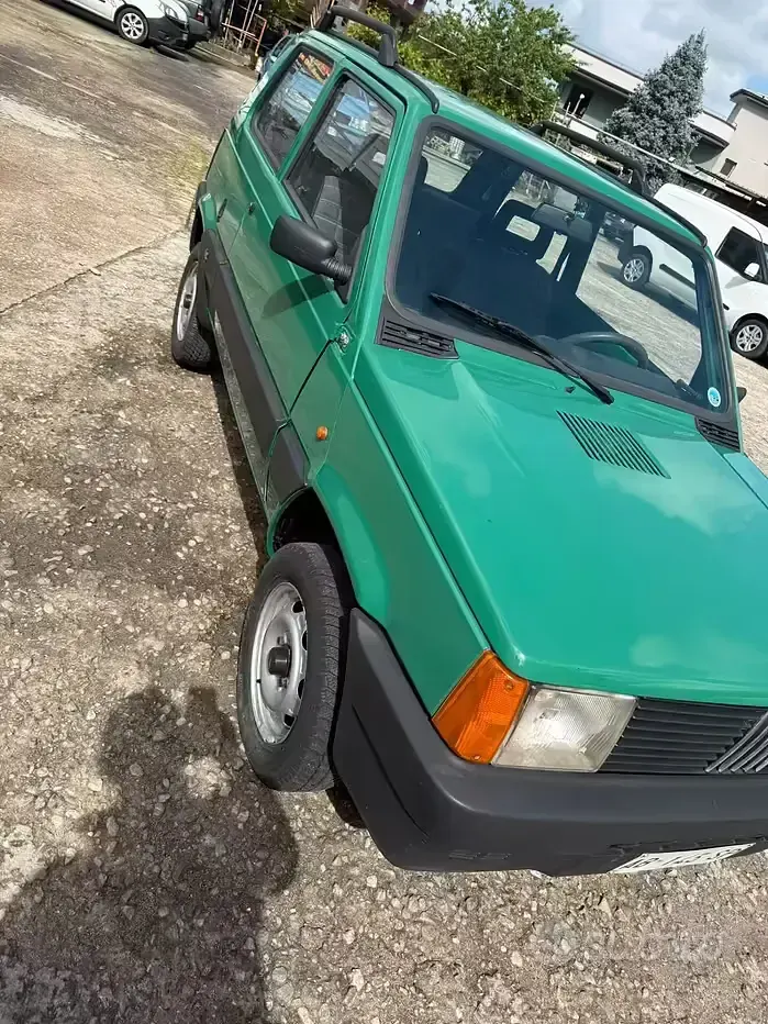 Usata Fiat Panda 4x4 50 CV (36 kW) 1990 Verde Utilitaria