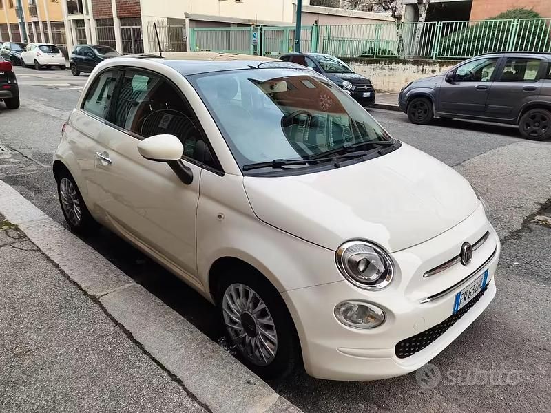 Usata Fiat 500 Lounge 69 CV (50 kW) 2019 Bianco Berlina