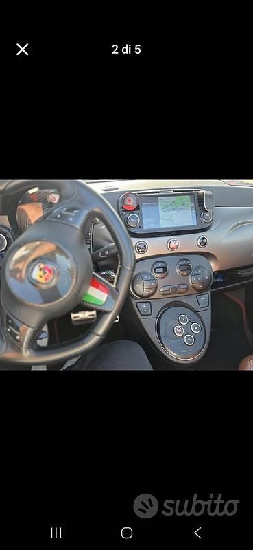 Usata Abarth 595 Competizione 160 CV (117 kW) 2012 Nero Cabrio