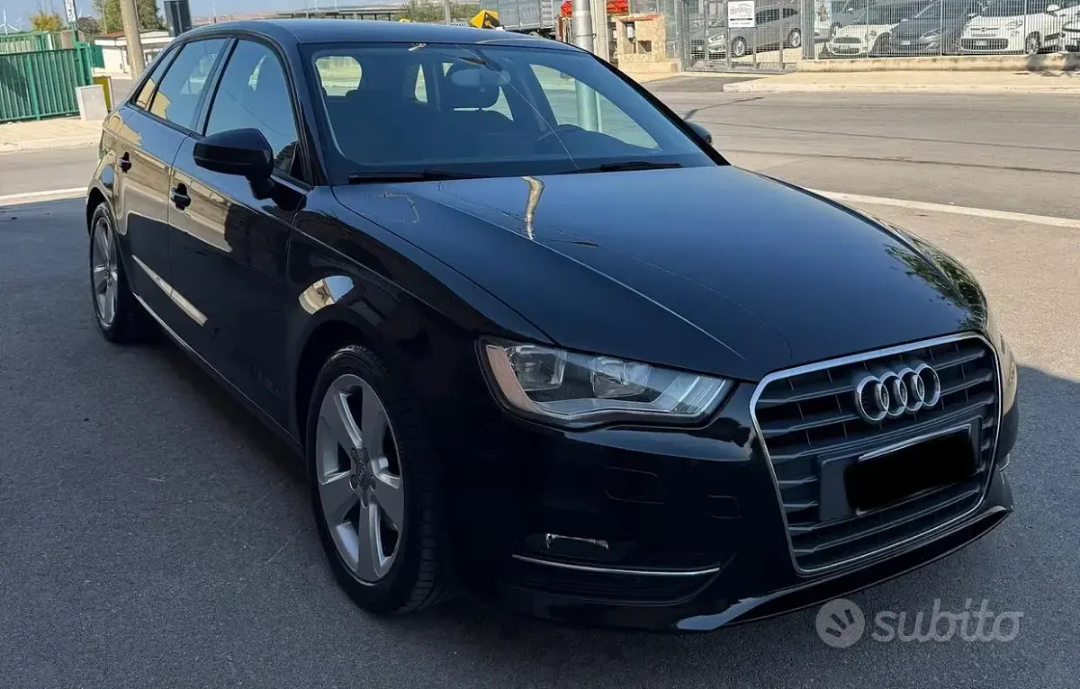 Usata Audi A3 Business 110 CV (80 kW) 2015 Nero Berlina